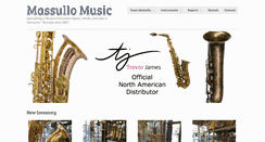 Desktop Screenshot of massullomusic.com